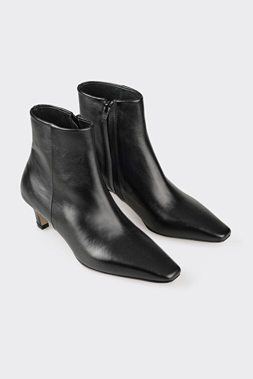 Elle Elle Siyah Deri Kadın Klasik Bot | Boyner Siyah - 3. görsel