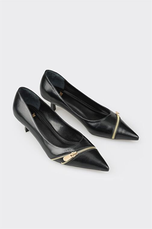 Elle Elle Siyah Kadın Topuklu Ayakkabı GERIS | Boyner Siyah - 3. görsel