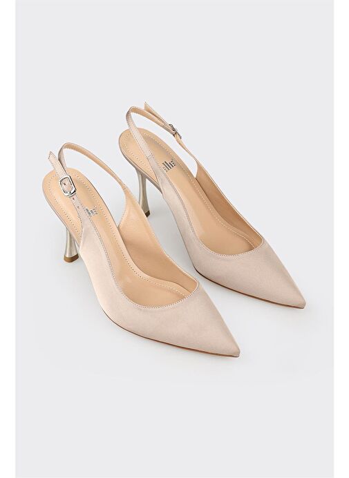 Vizon Kadın Topuklu Ayakkabı - Görsel 3