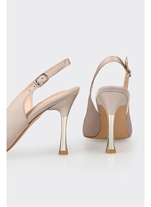 Vizon Kadın Topuklu Ayakkabı - Görsel 5