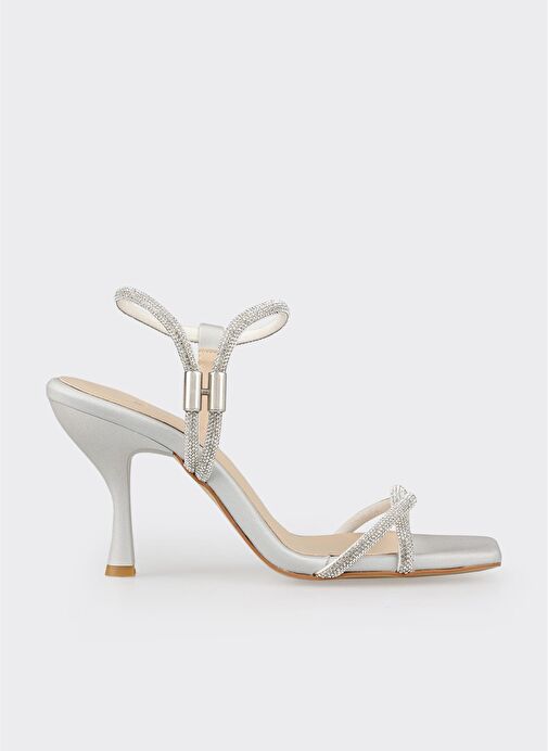 Lame Kadın Topuklu Sandalet - Görsel 2