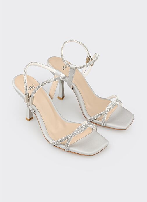 Lame Kadın Topuklu Sandalet - Görsel 3