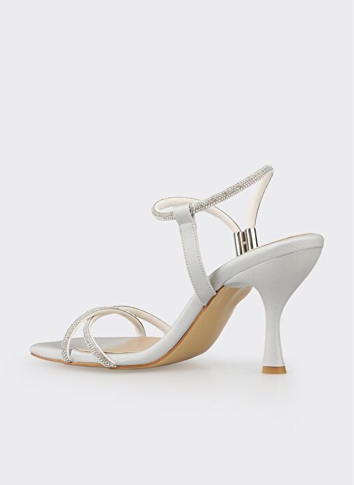 Lame Kadın Topuklu Sandalet - Görsel 4