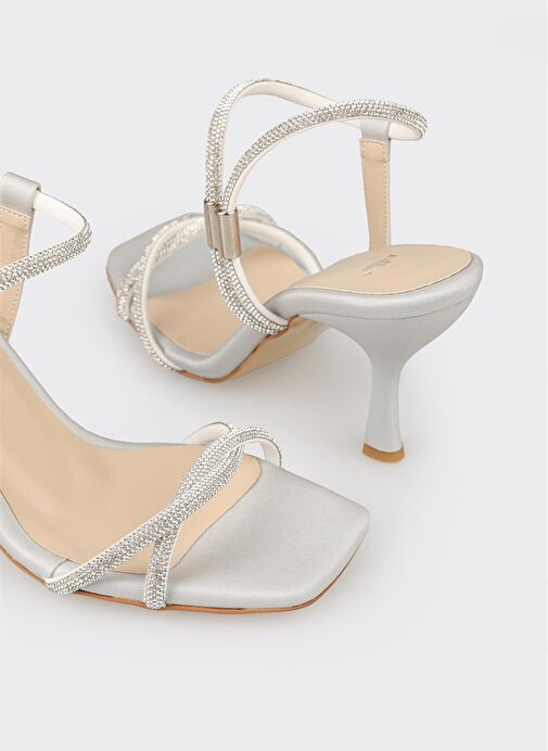 Lame Kadın Topuklu Sandalet - Görsel 5