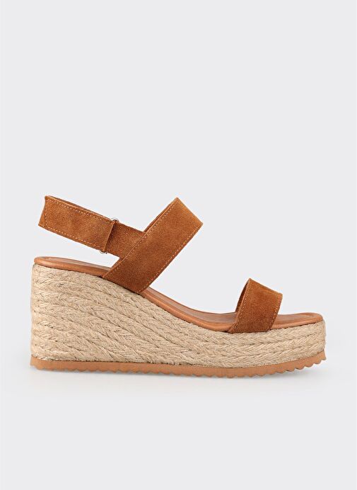 Taba Deri Kadın Espadril - Görsel 2