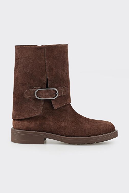 Kahve Deri Kadın Günlük Bot - Görsel 2