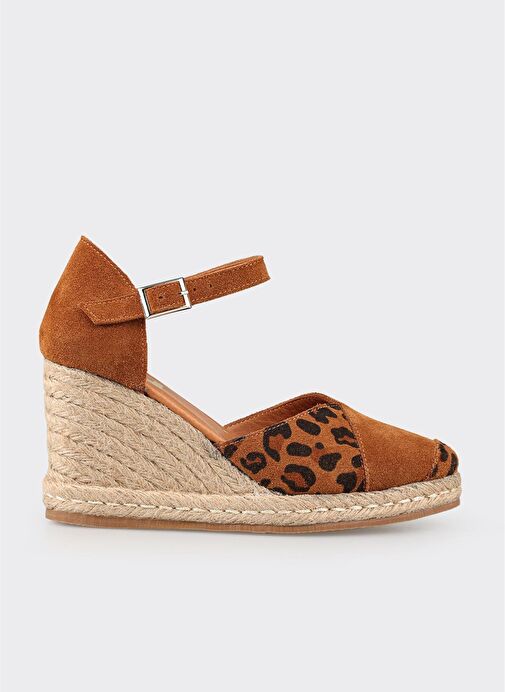 Taba Deri Kadın Espadril - Görsel 2