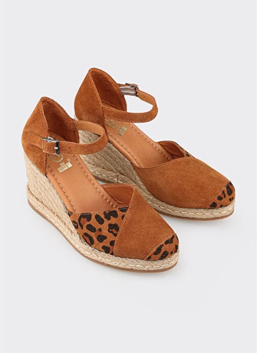 Taba Deri Kadın Espadril - Görsel 3