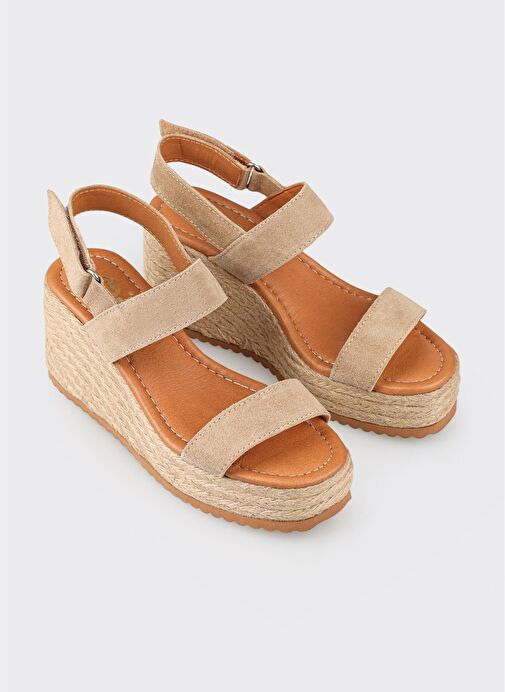 Naturel Deri Kadın Espadril - Görsel 3