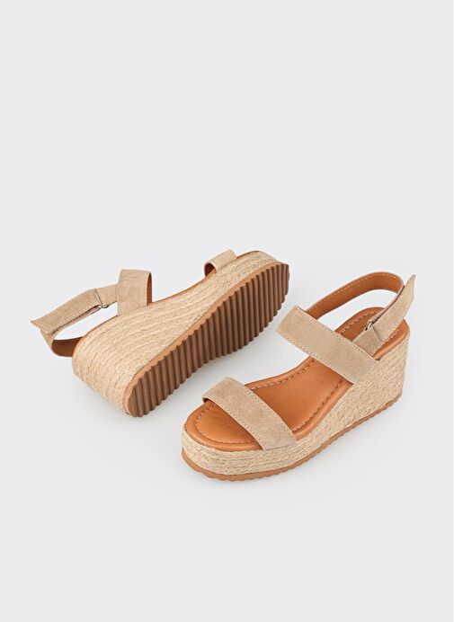 Naturel Deri Kadın Espadril - Görsel 4