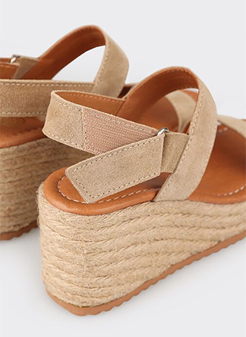 Naturel Deri Kadın Espadril - Görsel 5