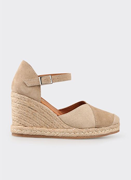 Naturel Deri Kadın Espadril - Görsel 2