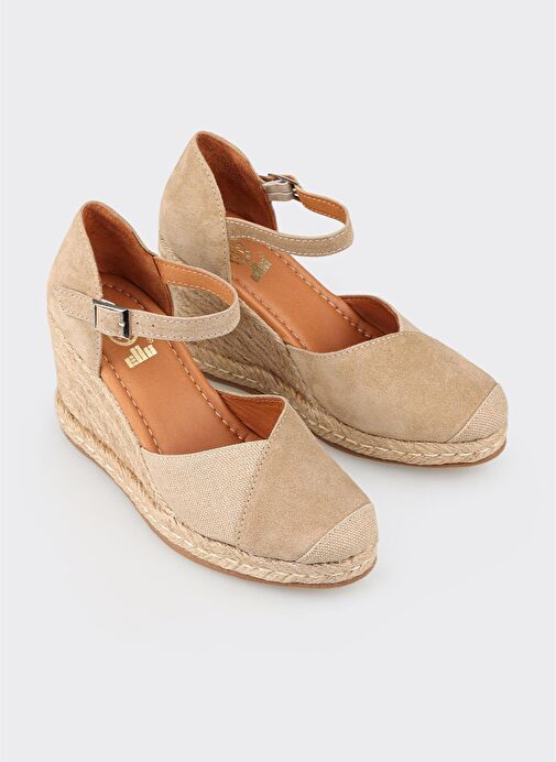 Naturel Deri Kadın Espadril - Görsel 3