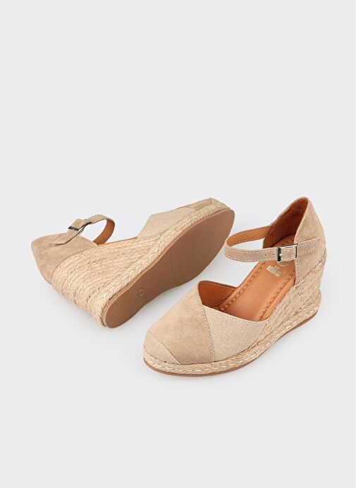 Naturel Deri Kadın Espadril - Görsel 4