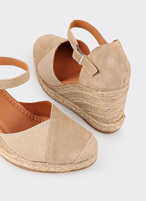 Naturel Deri Kadın Espadril - Görsel 5