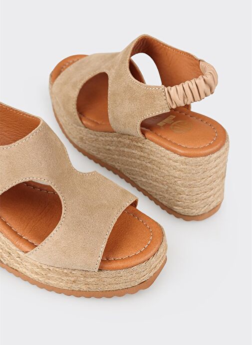 Naturel Deri Kadın Espadril - Görsel 5