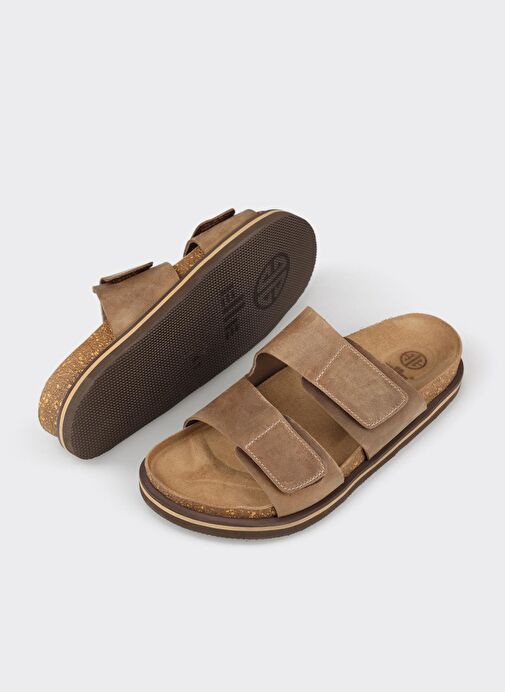 Vizon Deri Erkek Terlik - Görsel 4