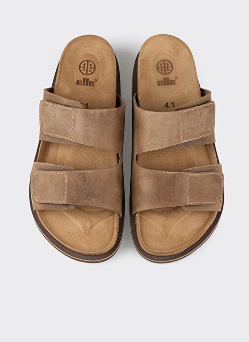 Vizon Deri Erkek Terlik - Görsel 5