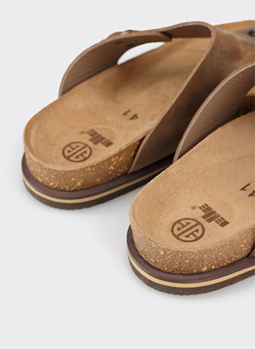 Vizon Deri Erkek Terlik - Görsel 6