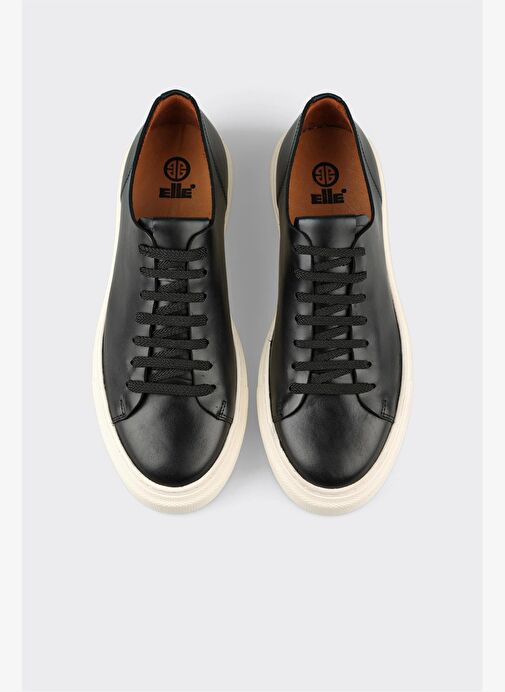 Elle Siyah Erkek Deri Sneaker ACUNA-1 - Görsel 9