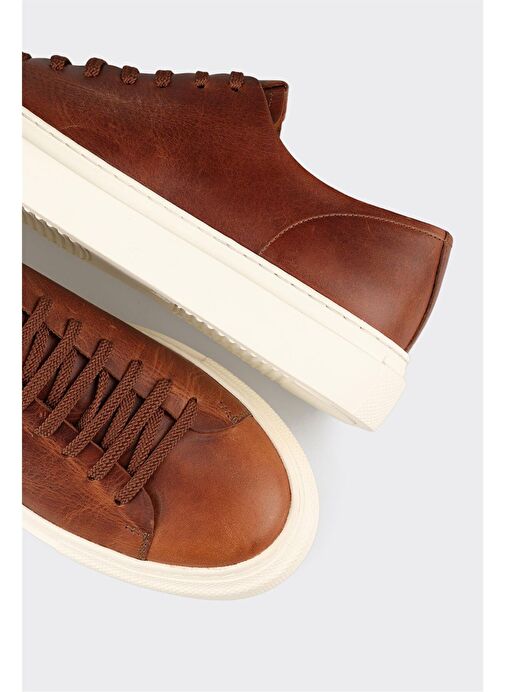 Taba Deri Erkek Spor Ayakkabı - Görsel 6