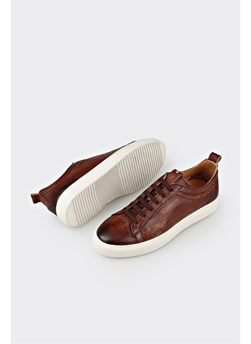 Elle Siyah Erkek Deri Günlük Ayakkabı WIJAYA-2 - Görsel 4