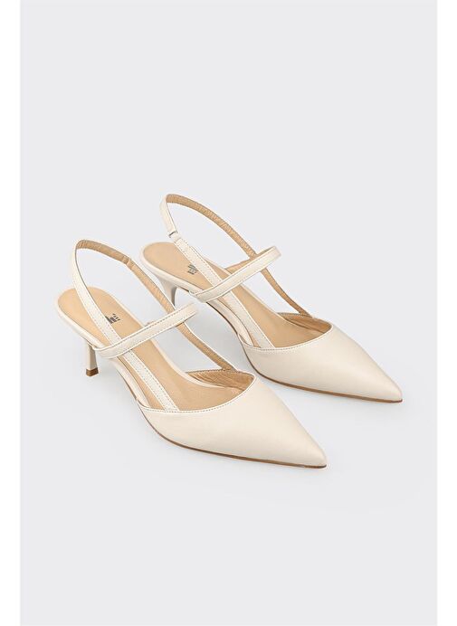 Elle Siyah Kadın Deri Topuklu Ayakkabı ZAVSER-1 - Görsel 3