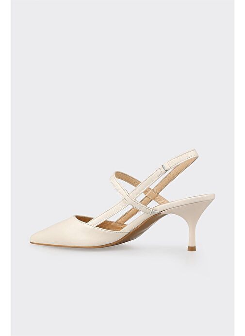 Elle Siyah Kadın Deri Topuklu Ayakkabı ZAVSER-1 - Görsel 4