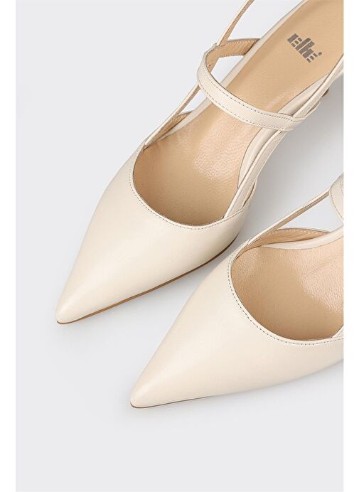 Elle Siyah Kadın Deri Topuklu Ayakkabı ZAVSER-1 - Görsel 5