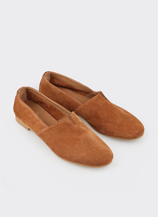 Taba Deri Kadın Günlük Ayakkabı - Görsel 5