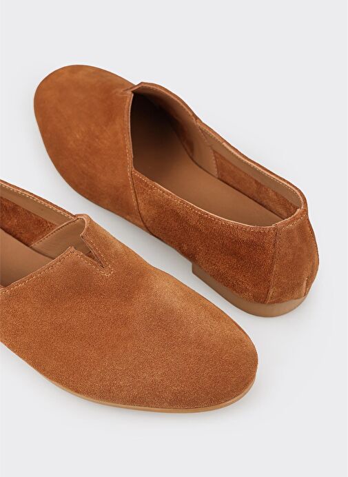 Taba Deri Kadın Günlük Ayakkabı - Görsel 11