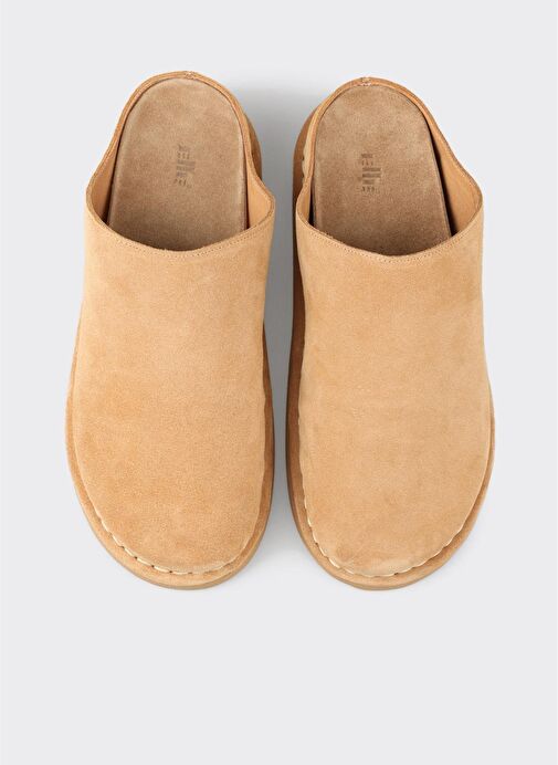 Naturel Deri Kadın Terlik - Görsel 5