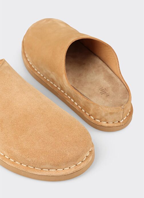 Naturel Deri Kadın Terlik - Görsel 6