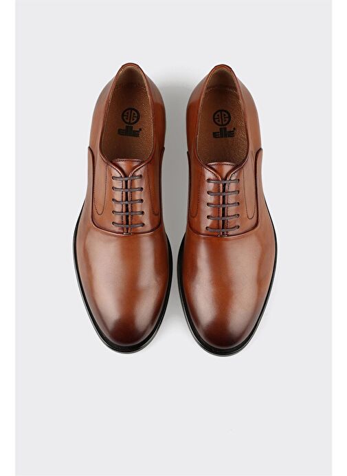 Taba Deri Erkek Klasik Ayakkabı - Görsel 5