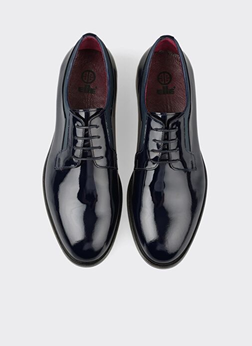 Lacivert Deri Erkek Klasik Ayakkabı - Görsel 5