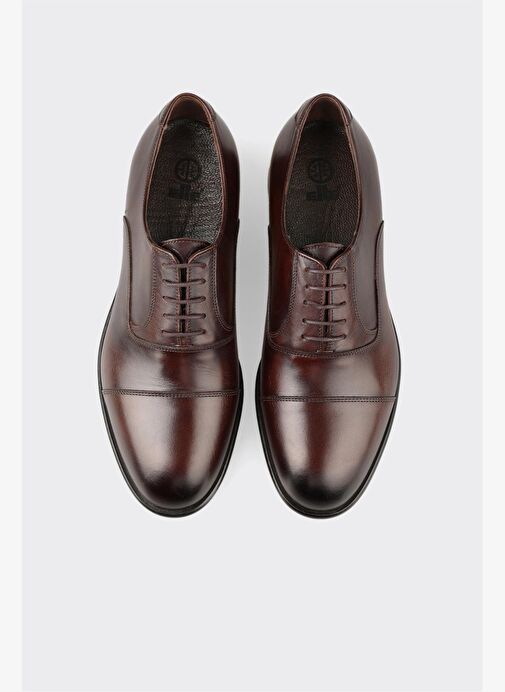 Kahve Deri Erkek Klasik Ayakkabı - Görsel 9