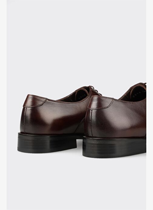 Kahve Deri Erkek Klasik Ayakkabı - Görsel 11