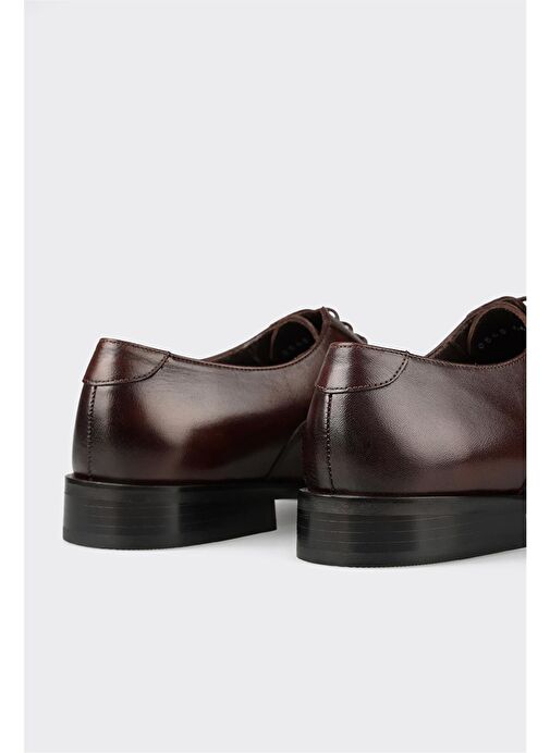 Kahve Deri Erkek Klasik Ayakkabı - Görsel 10