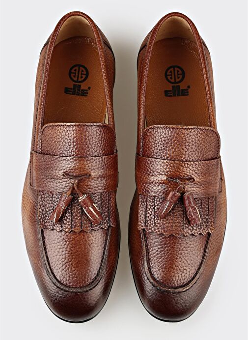 Taba Deri Erkek Günlük Ayakkabı - Görsel 5