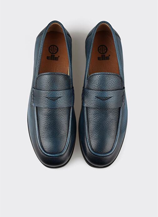 Lacivert Deri Erkek Günlük Ayakkabı - Görsel 5