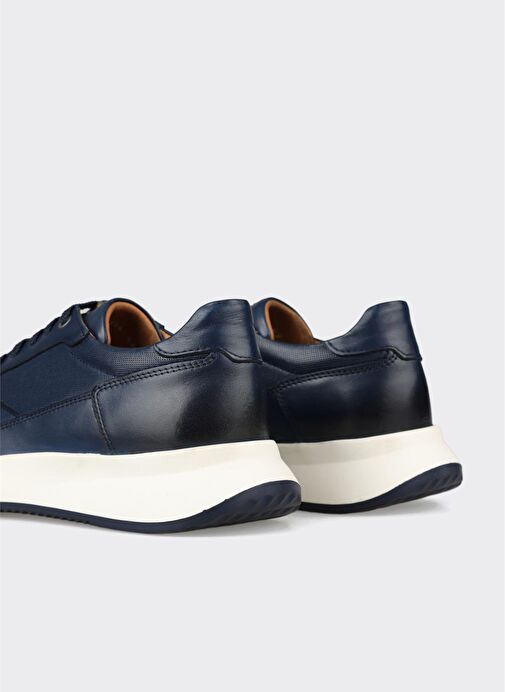 Lacivert Deri Erkek Spor Ayakkabı - Görsel 11