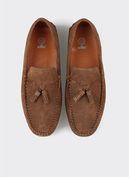 Taba Deri Erkek Günlük Ayakkabı - Görsel 5