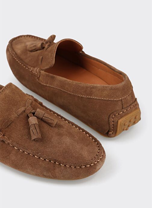 Taba Deri Erkek Günlük Ayakkabı - Görsel 6