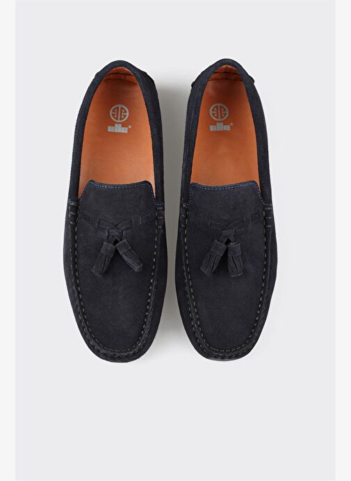 Lacivert Deri Erkek Günlük Ayakkabı - Görsel 5