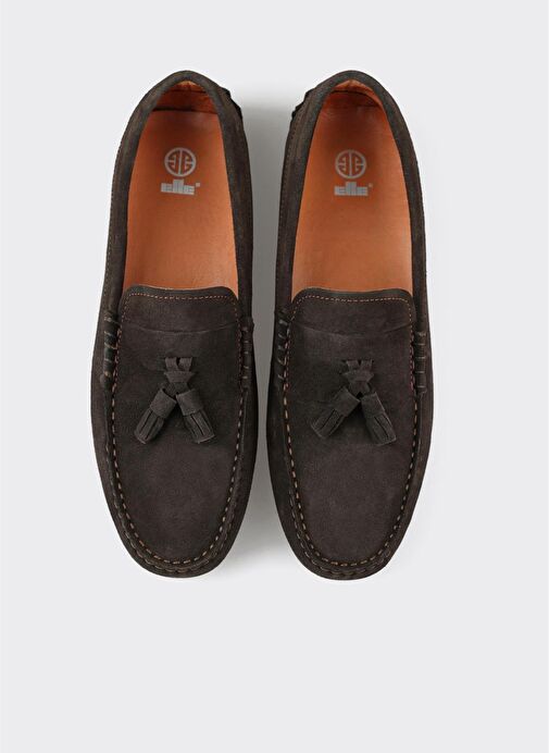 Kahve Deri Erkek Günlük Ayakkabı - Görsel 5