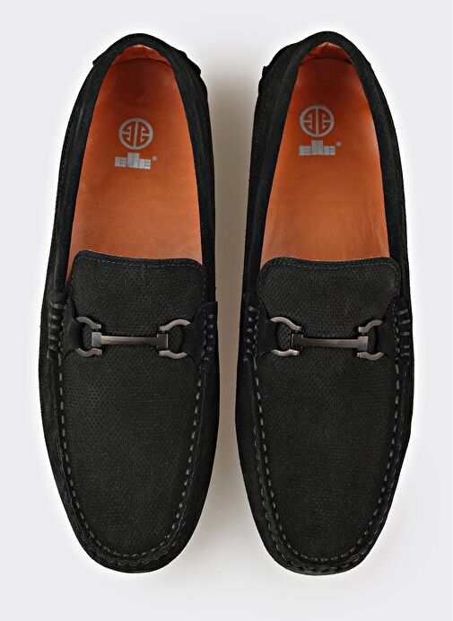 Siyah Deri Erkek Günlük Ayakkabı - Görsel 5