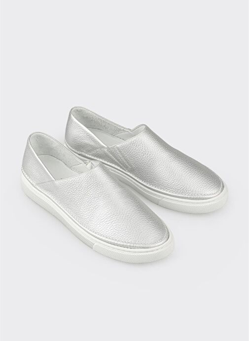 Lame Deri Kadın Spor Ayakkabı - Görsel 3