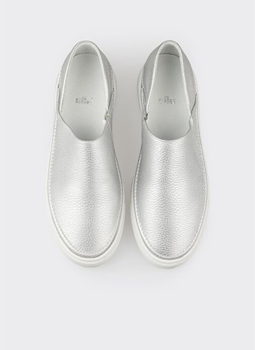 Lame Deri Kadın Spor Ayakkabı - Görsel 5