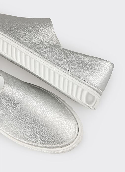 Lame Deri Kadın Spor Ayakkabı - Görsel 6