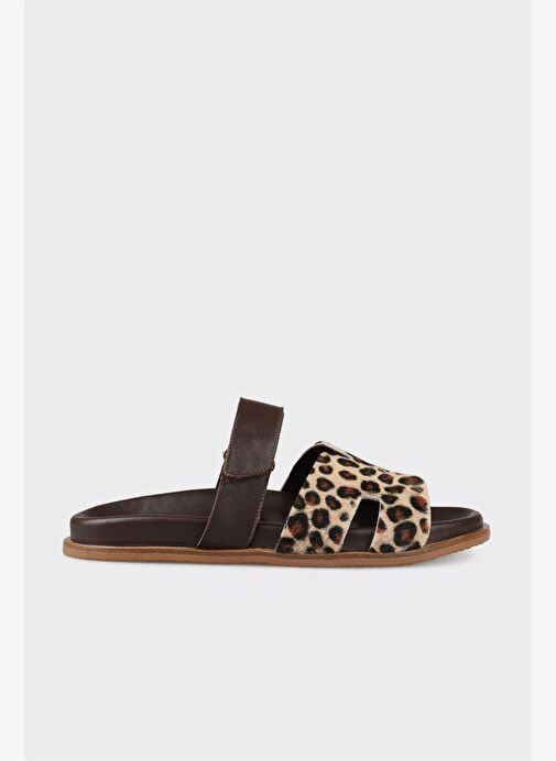 Kahve Kadın Düz Terlik - Görsel 3